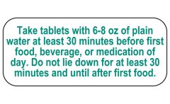 Take Tablets Labels