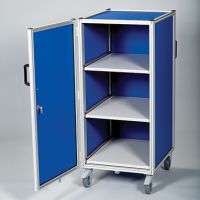 HCL Supply Transport Cart w/ 3 Shelves