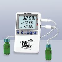 Hi-Accuracy Refrigerator Thermometer w/ 2 probe bottles