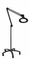 Luxo KFM LED Magnifier, 45" Arm, 5D w/Black Caster/Glider

