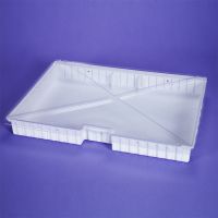 Full-Size Crash Cart Box with Amber Slide-In Lid