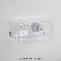 Locking Wall Box with Dial Combination Lock, Small