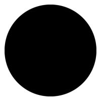 Blank Circle Labels, ", Black