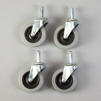 Poly Swivel Casters, Set 4