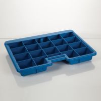 HCL Full Size Crash Cart Box w/ Handle, Blue