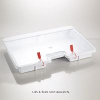 HCL Full Size Crash Cart Box w/ Handle, White