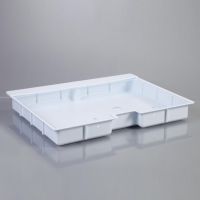HCL Shallow Crash Cart Box w/ Clear Slide-In Lid, 19x2x15