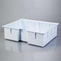 Deep Crash Cart Box with Clear Slide-In Lid for Metro Lifeline Crash Cart