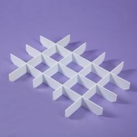 White Divider Set For Shallow Crash Cart Box For Metro Lifeline Cart