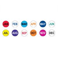 12 Month Circle Label Kit