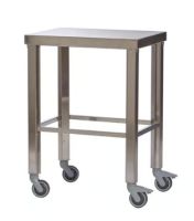 HCL Stainless Steel Mobile Table, 26x36x19