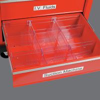 HCL Drawer Divider System for Deep Crash Cart Drawers 