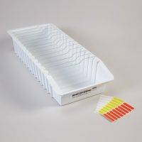 Bed Tray w Side Pockets Blue