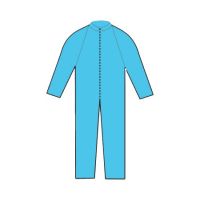 Coverall 2X-Large Blue Disposable NonSterile