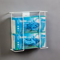 Double Wire Glove Box Holder Horizontal 
