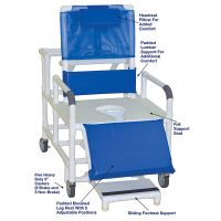 Bariatric reclining shower chair 26" internal width