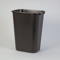 Waste Bin, 41-quart, Black
