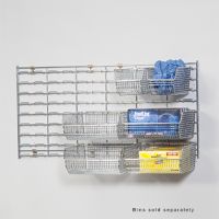 Wire Louvered Bin Panel, 36x18