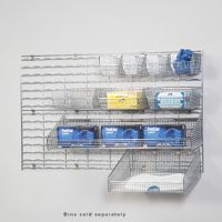 Wire Louvered Bin Panel, 48x30