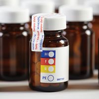 Amber Wide Mouth Packer Bottles, 1 oz.