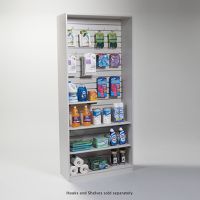 Slatwall Cabinet, 80 Inch