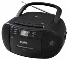 AM/FM/CD Stereo with Cassette Play/Record, Aux Line In