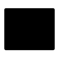 Blank Black Labels - 3-5/8"W x 3"H