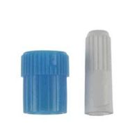Braun Blue Male Luer Lock Replacement Cap & White Female Luer Lock Cap