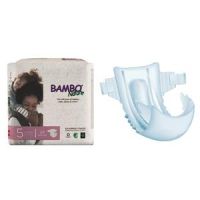 Bambo Nature Disposable Diapers, Size 5, 24-55 lbs.