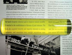 2X Yellow Bar Magnifier