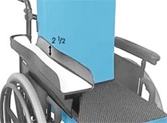  Arm Trough, Reversible w/Adj Height Bracket