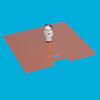 Amber Slide-In Lid Only for Crash Cart Box for Metro  Lifeline  Crash Cart