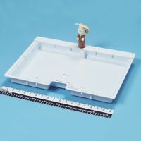 Shallow Crash Cart Box w/ Clear Slide-In Lid, 2"H