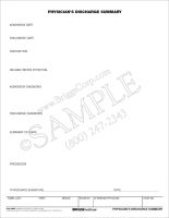 Physicians Discharge Summary Form