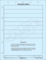 Telephone Orders Mount Sheet 3246P