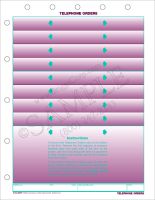 Telephone Orders Mount Sheet 3247P