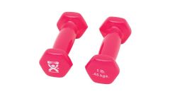 1 lb. Dumbbells, Pink, Pair