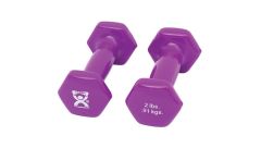 2 lb. Dumbbells, Violet, Pair