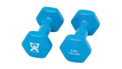 4 lb. Dumbbells, Light Blue, Pair