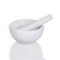 Ceramic Mortar and Pestle Set, 16 oz