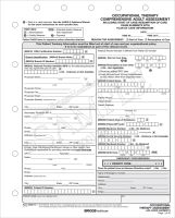 OASIS-D: Occupational Therapy Comprehensive Adult Assessment Including