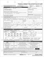 Physical Therapy Evaluation/Plan of Care 
