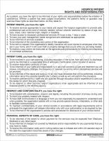 Hospice Patient Rights and Responsibilities