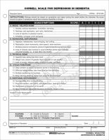 A L Cornell Scale for Depression in Dementia Form