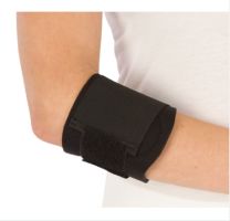 Elbow Support PROCARE Large Contact Closure Tennis Left or Right Elbow  Circumference Black

