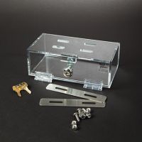 Hinged-Door Locking Refrigerator Box, Compact, Single-Lock