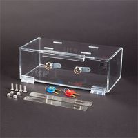Hinged-Door Locking Refrigerator Box, Small, Double-Lock