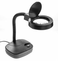 Black 3.5X Magnifier Lamp
