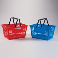 Tote Basket, Large, 19x10x13 - Blue