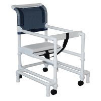 18" internal width anti-tip outriggers twin casters height adjustable